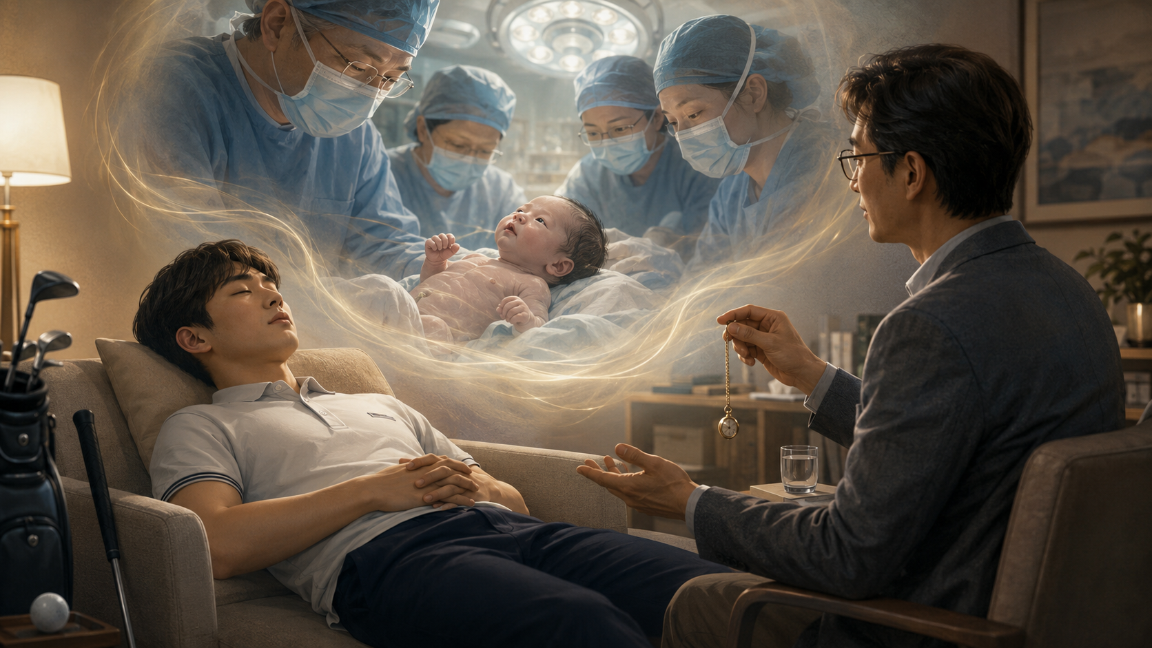 시합장에서 선수를 흔들던 감정을 따라 어린 시절까지 거슬러 올라가는 깊은 최면 탐색의 출발점